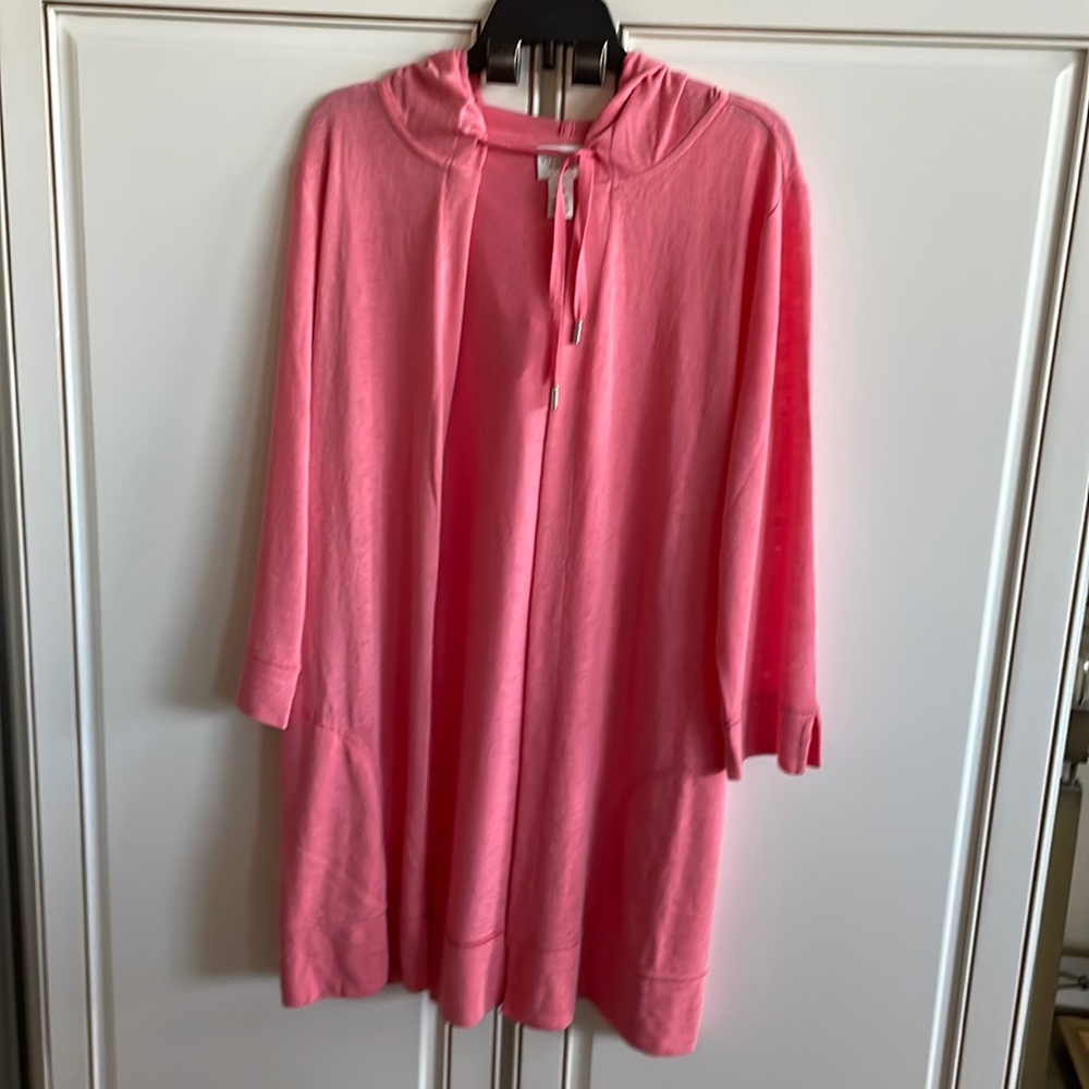 NWOT Chicos Weekend Open Long cardigan